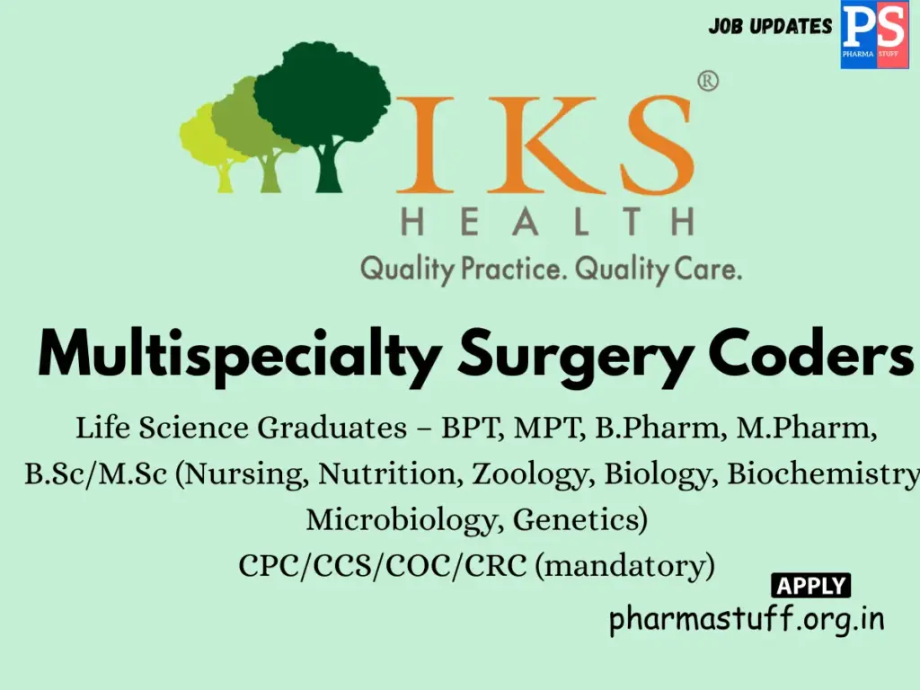 IKS Health Hiring Multispecialty Surgery Coders