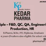 Kedar Drugs & Pharmaceuticals Pvt. Ltd.