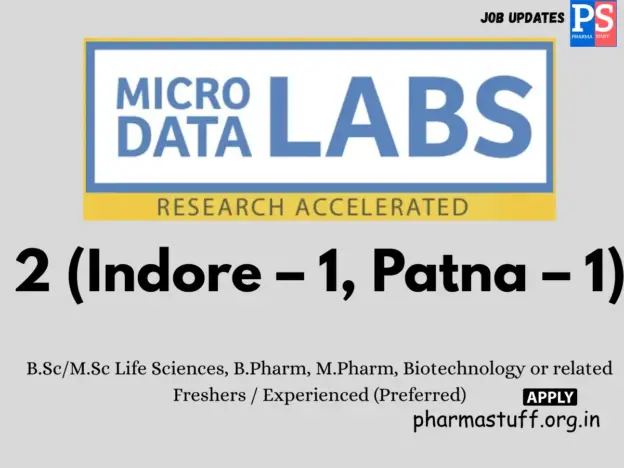 Microdata Labs Hiring Clinical Research Coordinators