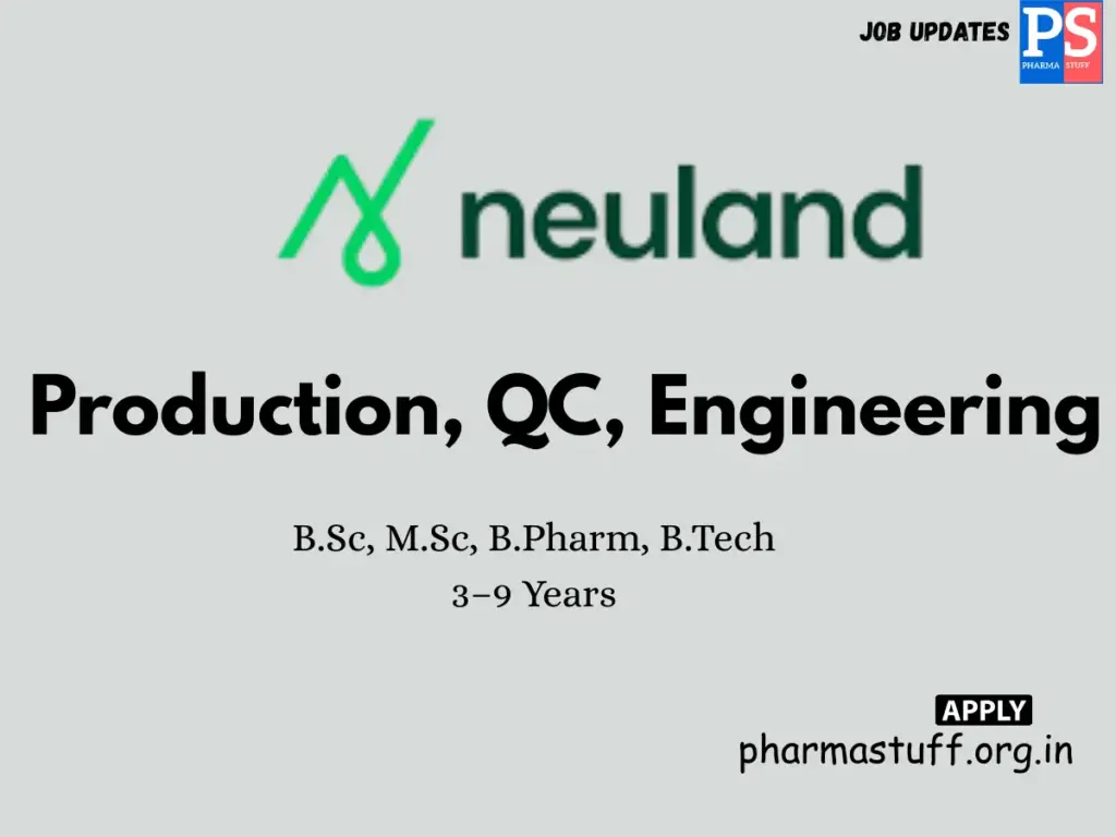 Neuland Walk-in Production, QC & Engineering