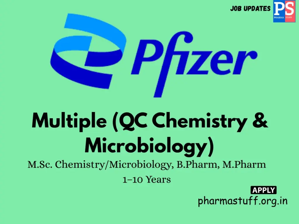 Pfizer Walk-in QC & Microbiology