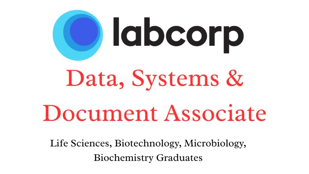 Data, Systems & Document Associate Vacancy | Labcorp