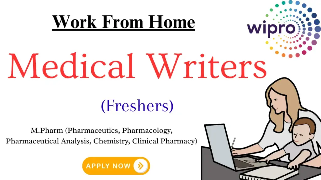 Wipro Hiring Medical Writers – Freshers M.Pharm, Pune