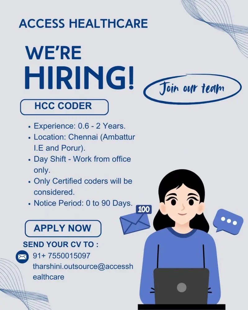 Apply for HCC Medical Coder roles at Access Healthcare