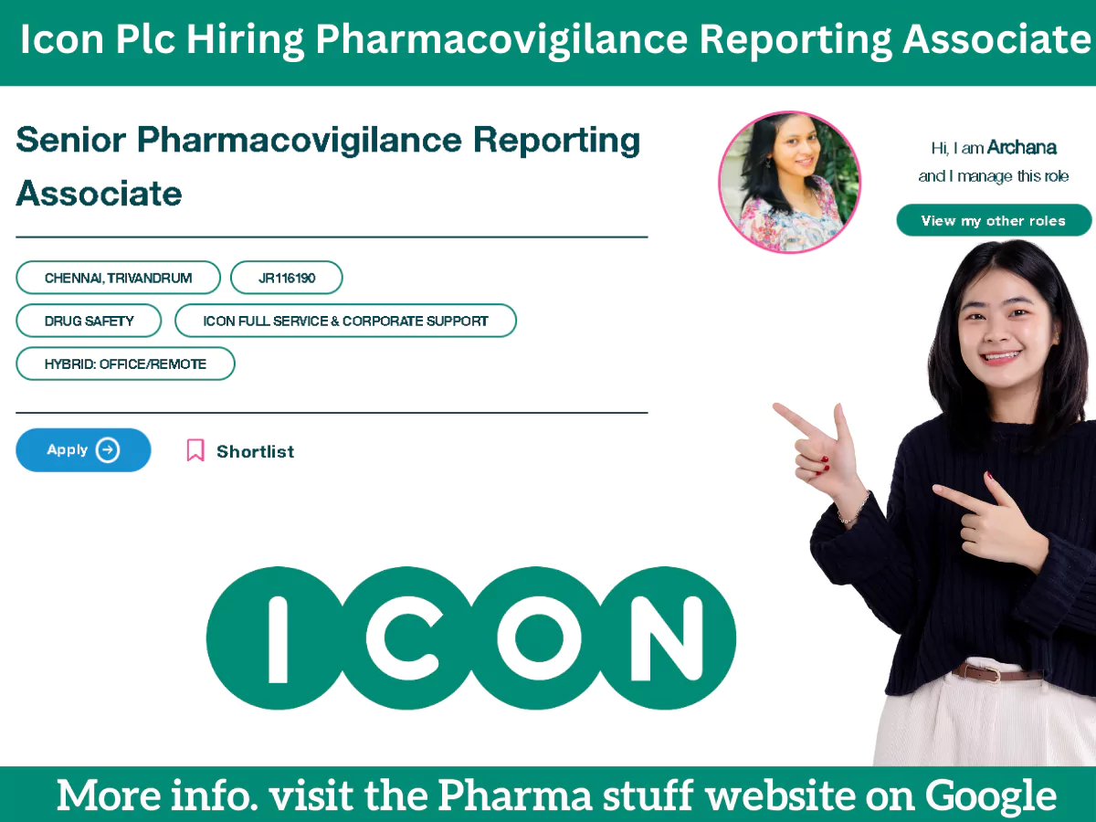 Senior Pharmacovigilance Reporting Associate