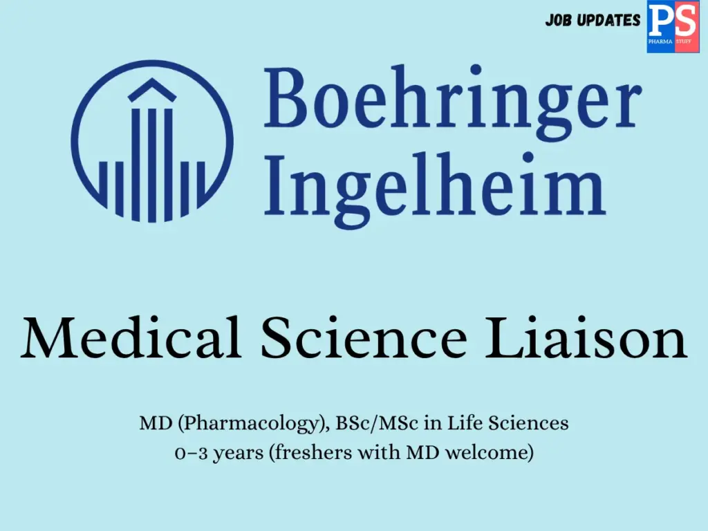 Boehringer Ingelheim Hiring Medical Science Liaison