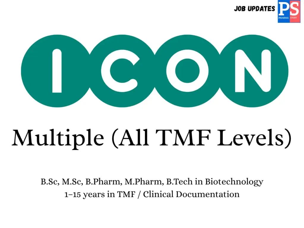 ICON plc Hiring Multiple (All TMF Levels)