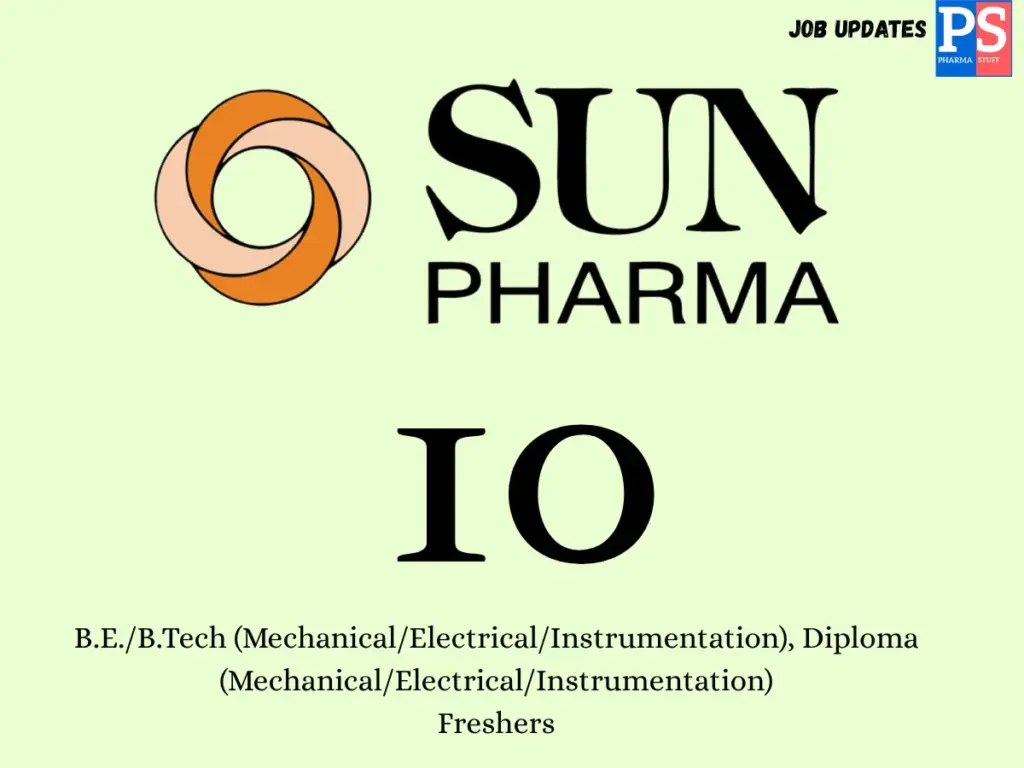 Sun Pharma Hiring Engineering